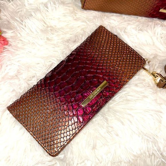 Brahmin Marissa/Ady set in pomegranate harkness - Picture 5 of 12